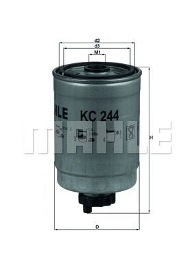 Kuro filtras KNECHT KC 244