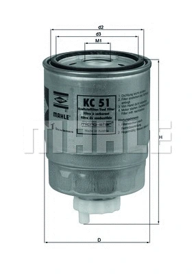 Kuro filtras KNECHT KC 51