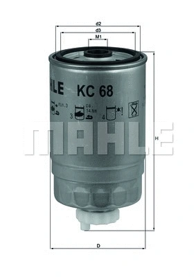 Kuro filtras KNECHT KC 68