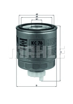 Kuro filtras KNECHT KC 76
