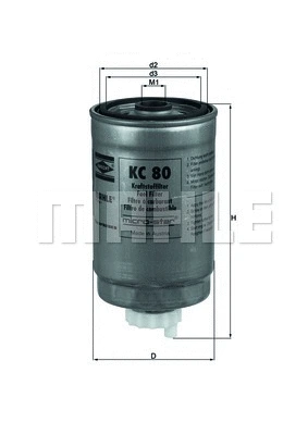 Kuro filtras KNECHT KC 80