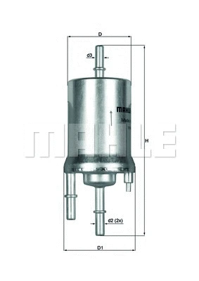 Kuro filtras KNECHT KL 156/1