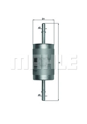 Kuro filtras KNECHT KL 181