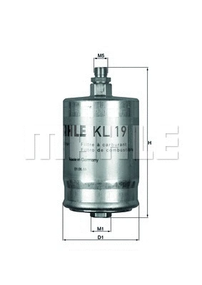 Kuro filtras KNECHT KL 19