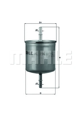 Kuro filtras KNECHT KL 196