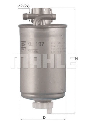 Kuro filtras KNECHT KL 197