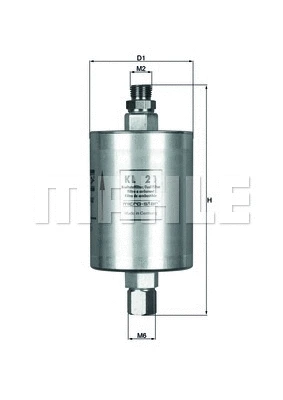 Kuro filtras KNECHT KL 21