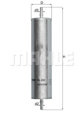 Kuro filtras KNECHT KL 232