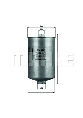 Kuro filtras KNECHT KL 30