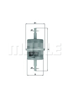 Kuro filtras KNECHT KL 63 OF
