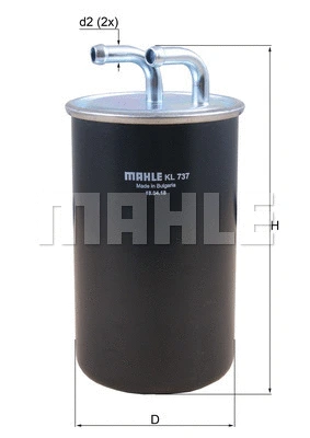 Kuro filtras KNECHT KL 737
