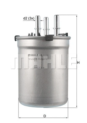 Kuro filtras KNECHT KL 838
