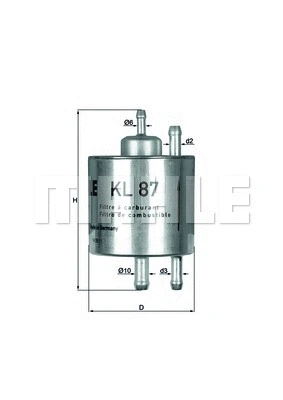 Kuro filtras KNECHT KL 87