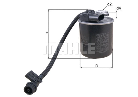 Kuro filtras KNECHT KL 947