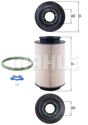 Kuro filtras KNECHT KX 178D