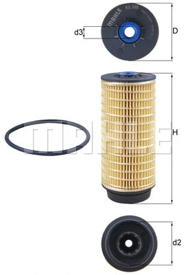 Kuro filtras KNECHT KX 399D