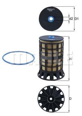 Kuro filtras KNECHT KX 606D