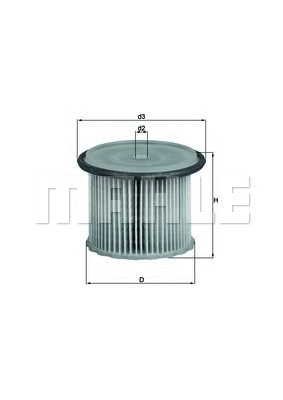 Kuro filtras KNECHT KX 63/1