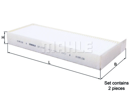 Salono filtras KNECHT LA 1157/S