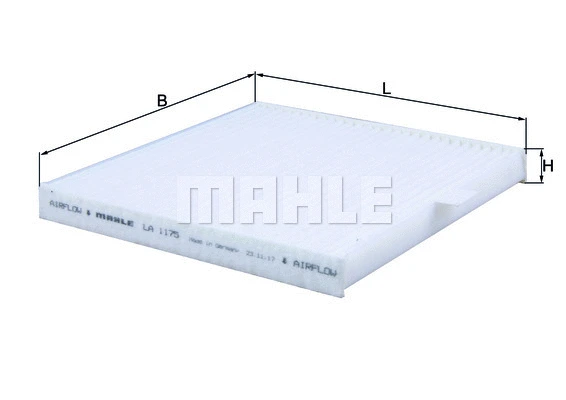 Salono filtras KNECHT LA 1175