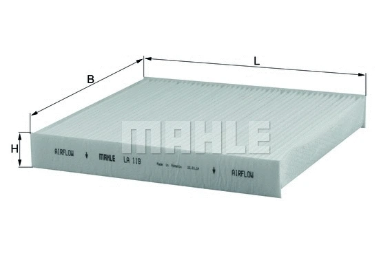 Salono filtras KNECHT LA 119