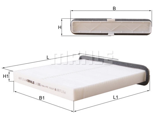Salono filtras KNECHT LA 1361