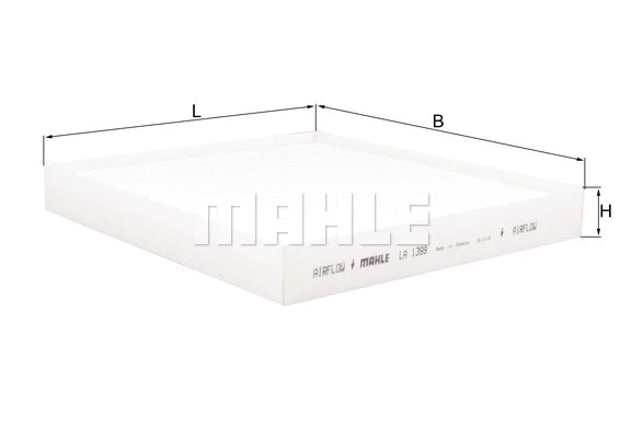 Salono filtras KNECHT LA 1399