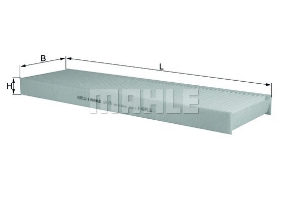 Salono filtras KNECHT LA 171