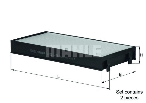 Salono filtras KNECHT LA 221/S