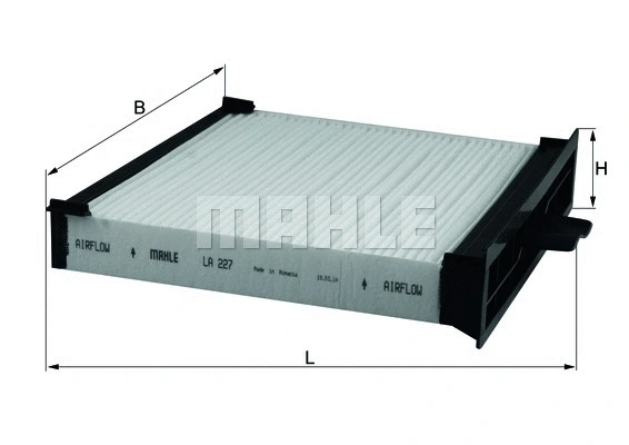 Salono filtras KNECHT LA 227