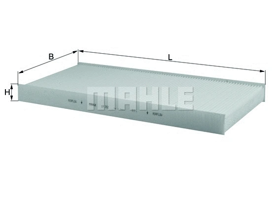 Salono filtras KNECHT LA 252