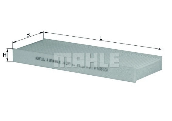 Salono filtras KNECHT LA 289