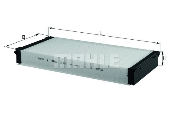Salono filtras KNECHT LA 32/2