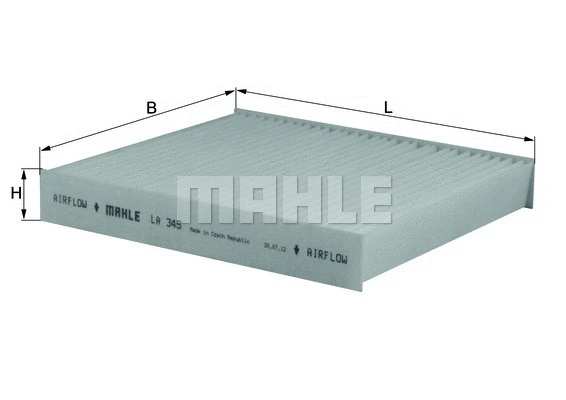 Salono filtras KNECHT LA 345