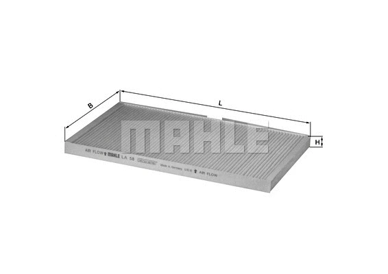 Salono filtras KNECHT LA 58