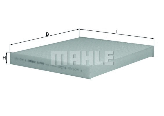 Salono filtras KNECHT LA 586