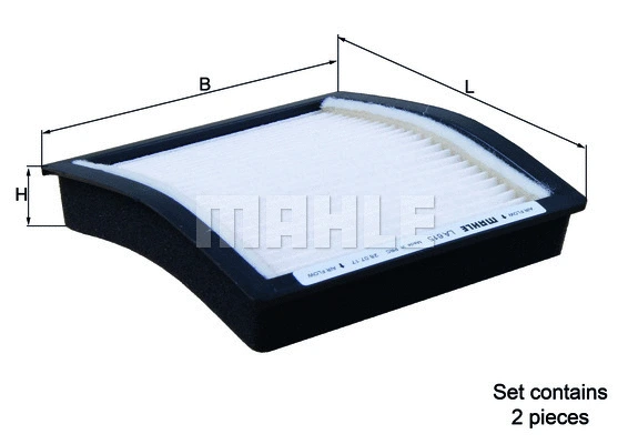 Salono filtras KNECHT LA 615/S