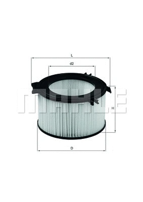 Salono filtras KNECHT LA 65