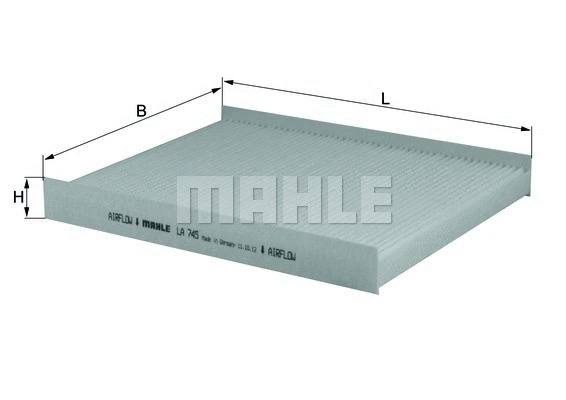 Salono filtras KNECHT LA 745