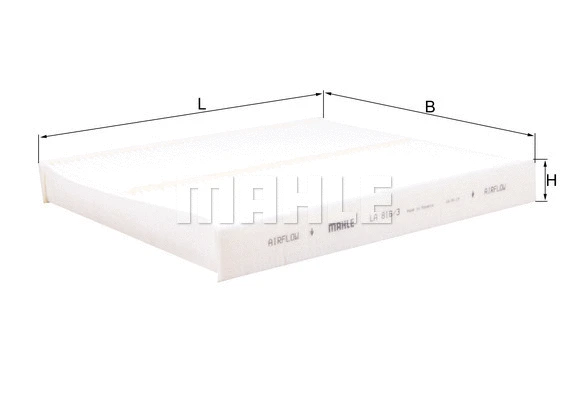 Salono filtras KNECHT LA 816/3