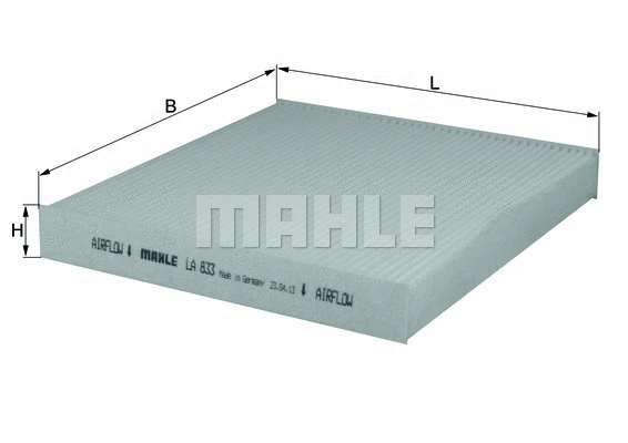 Salono filtras KNECHT LA 833