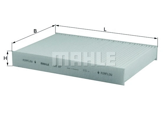 Salono filtras KNECHT LA 87
