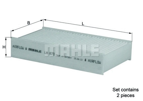 Salono filtras KNECHT LA 873/S