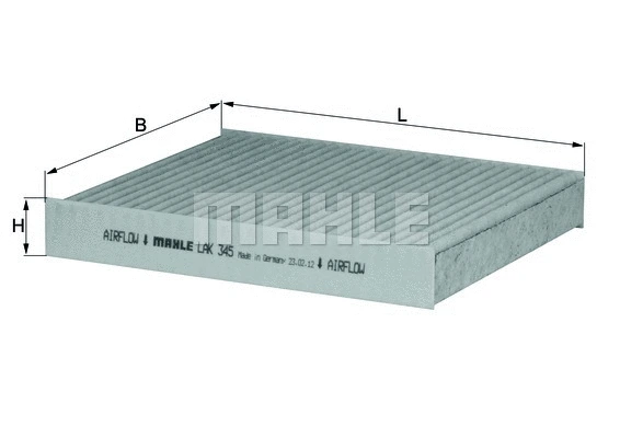Salono filtras KNECHT LAK 345