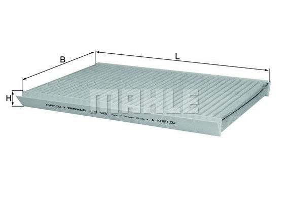 Salono filtras KNECHT LAK 422