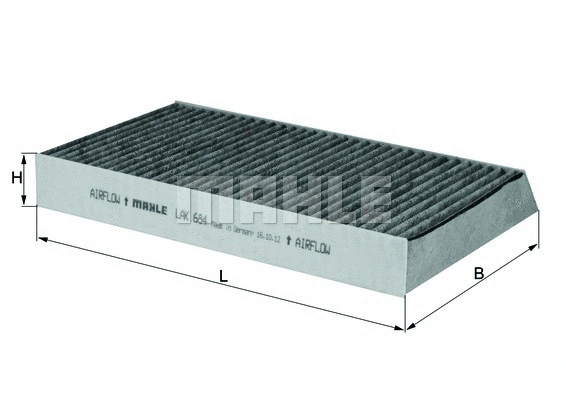Salono filtras KNECHT LAK 684