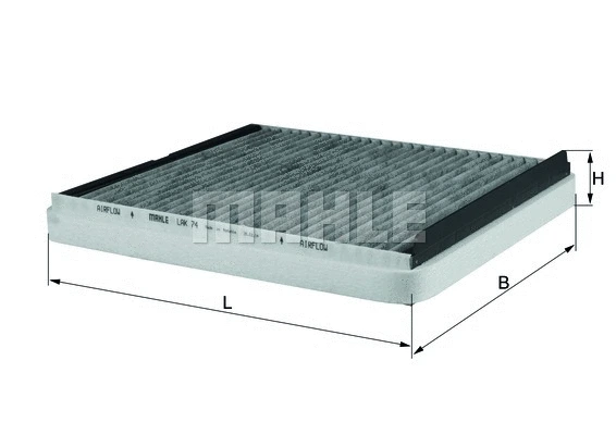Salono filtras KNECHT LAK 74