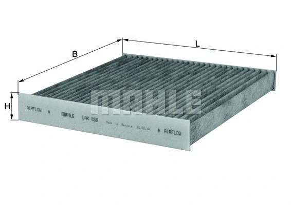 Salono filtras KNECHT LAK 859