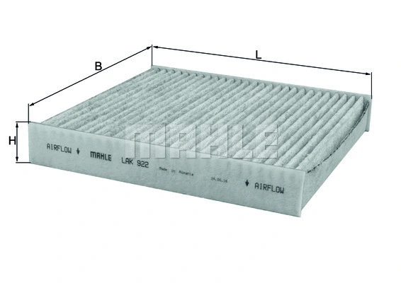 Salono filtras KNECHT LAK 922