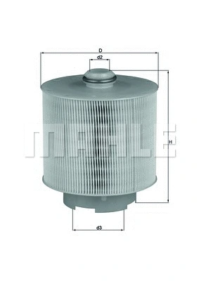 Oro filtras KNECHT LX 1006/1D